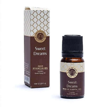 Sweet Dreams Song of India essential oil blend: Fall asleep gently with soothing aromas - your journey to the land of dreams begins here!
