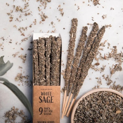 Sagrada Madre Herbal White Sage Incense Sticks - Purification and Peace