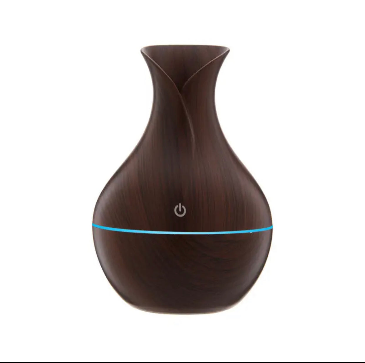 Vase en grain de bois - diffuseur - humidificateur : le naturel rencontre la technologie moderne