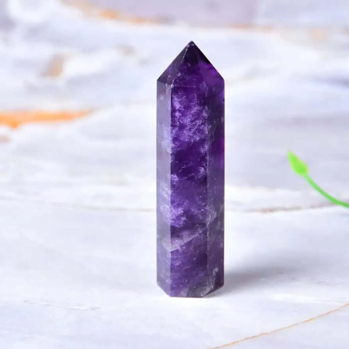 Natural Amethyst Point - Healing Energy Crystal - Obelisk - Crystal Points