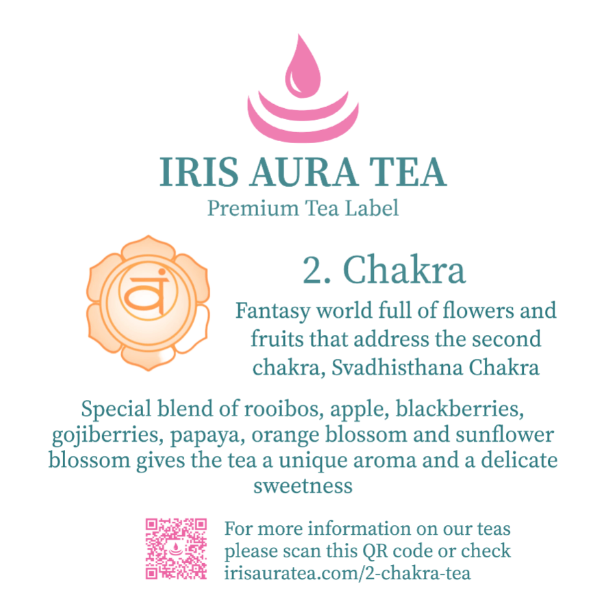 2. Chakra - eine besondere Teemischung aus der Chakra Kollektion - IRIS AURA SHOP