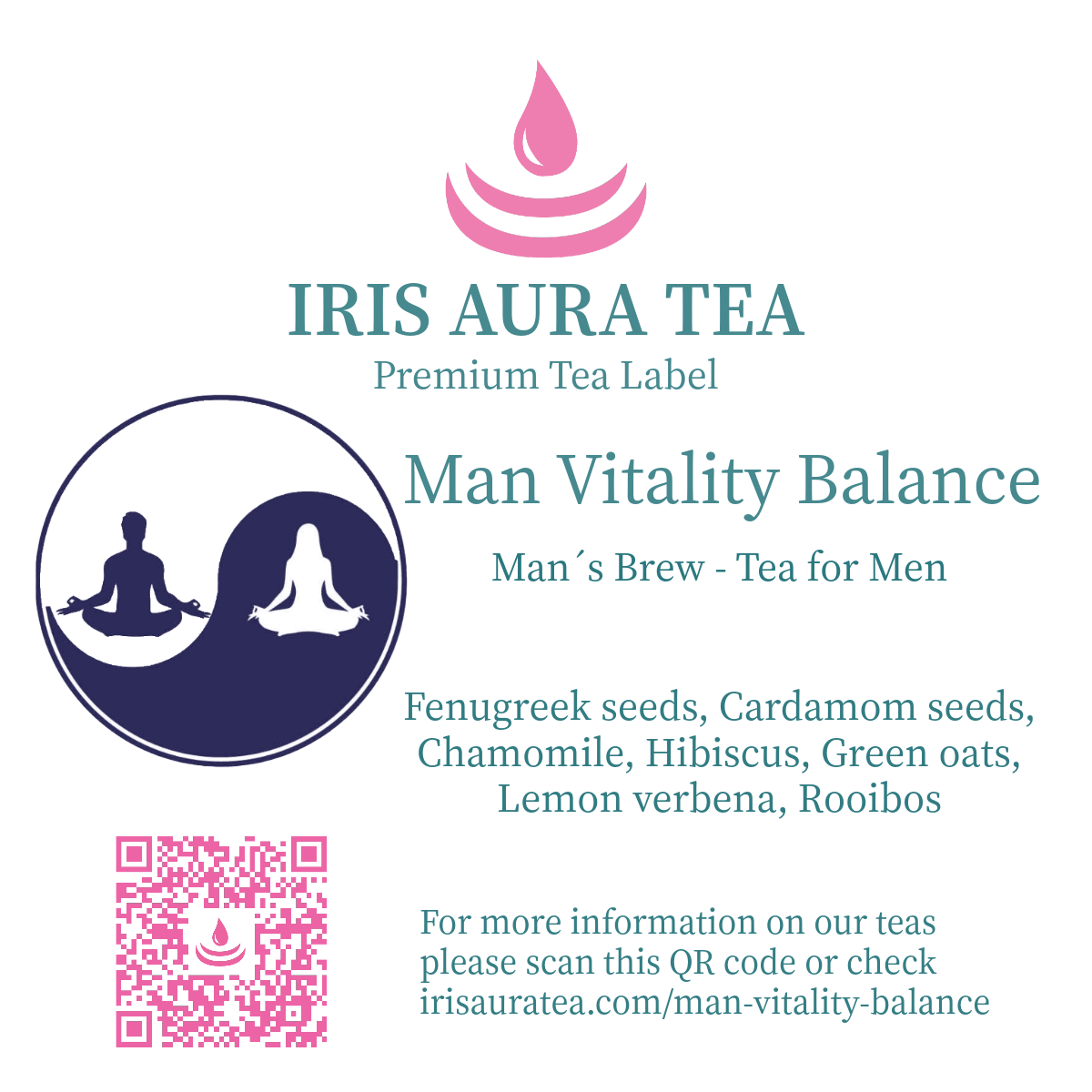 Man Vitality Balance - harmonie, force et vitalité dans une seule tasse - le thé pour hommes !